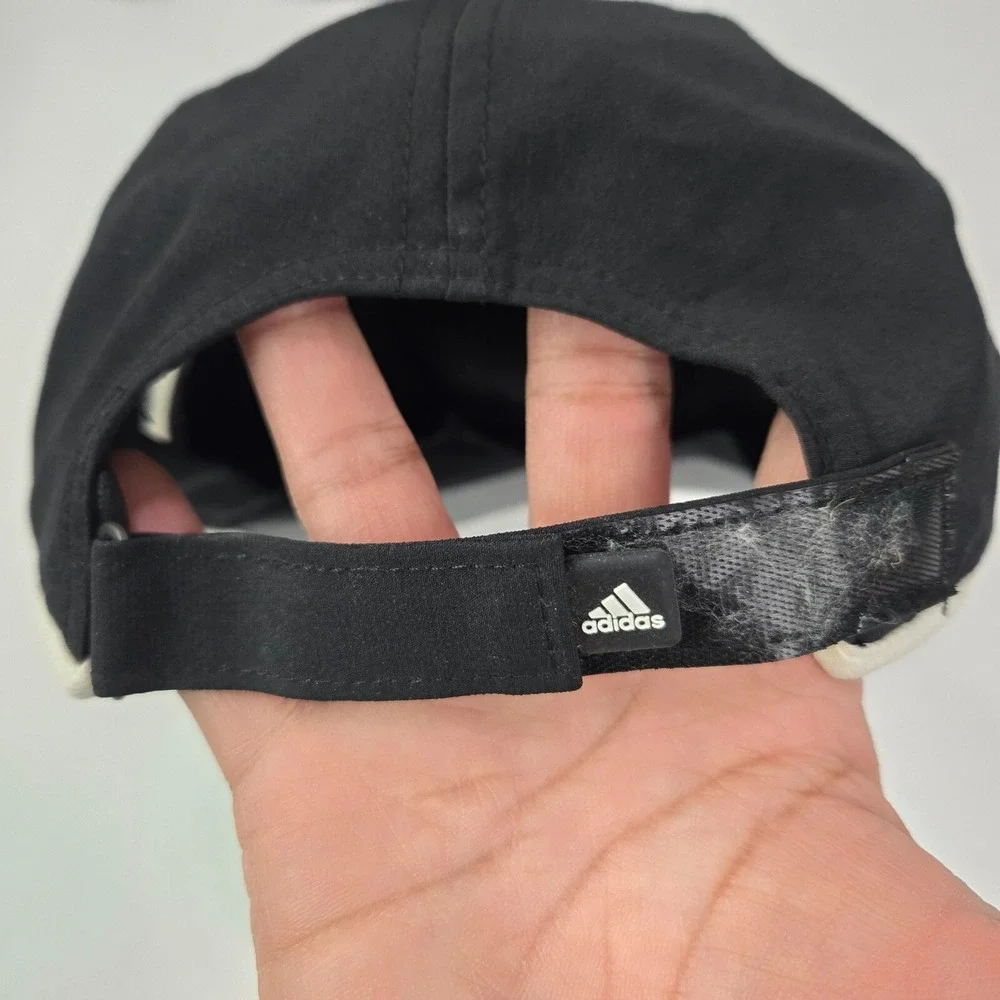 Adidas Men Hat One Size Black Baseball Cap‎ Climacool Adizero Logo Adjustable